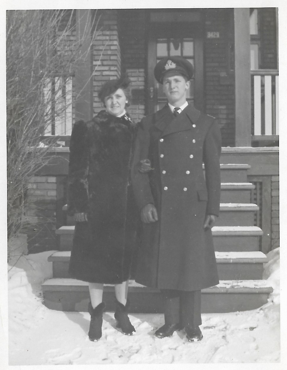 Nana and son Charles c 1944