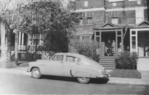 Outside 3429 Beaconsfield Ave c 1942