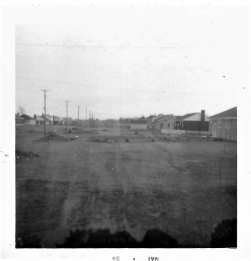 Backyard view 2300 Georgina Dr, May 1959